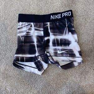 Orange and black and white Nike pros!